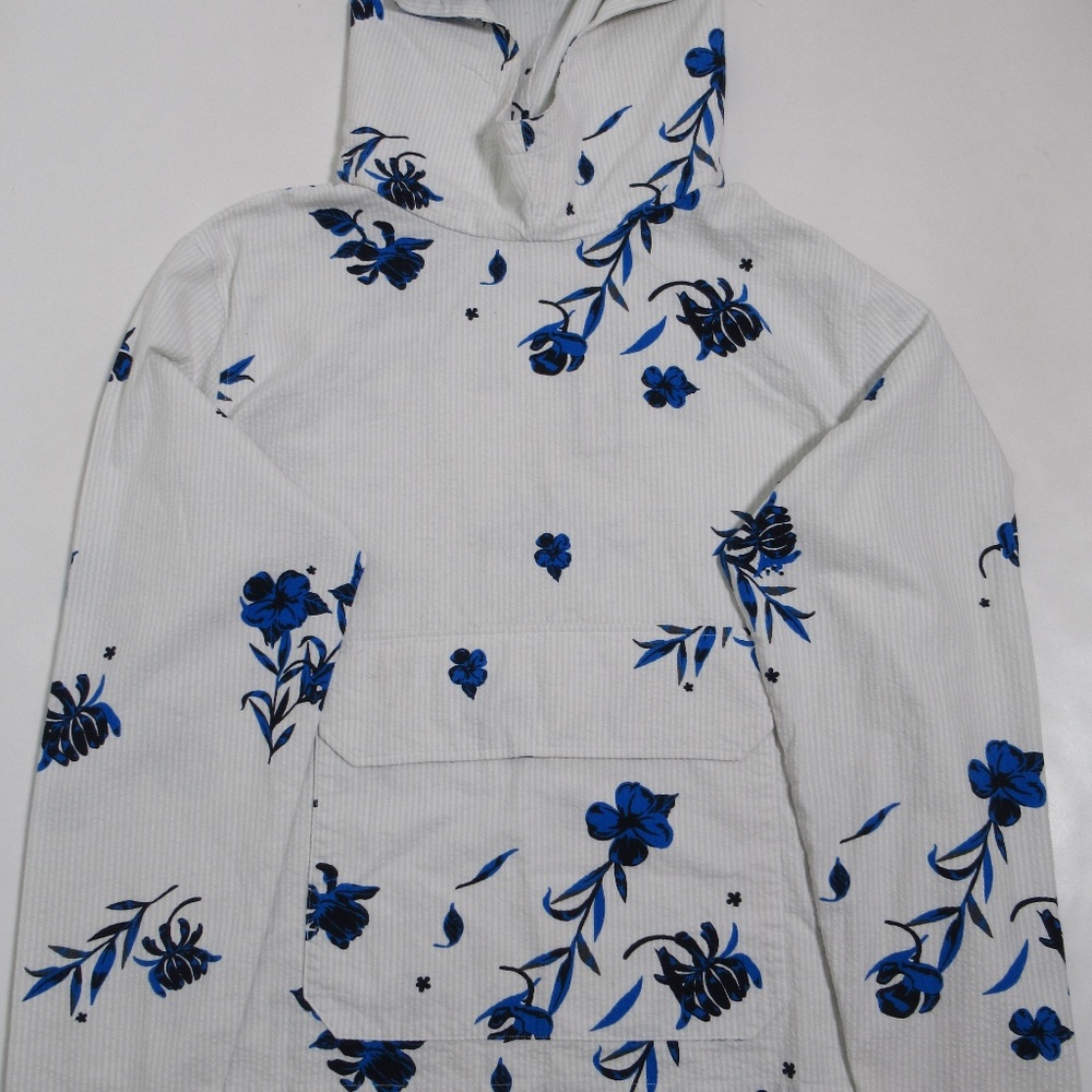 RARE: Kith White and Blue Floral Sweater/Hoodie